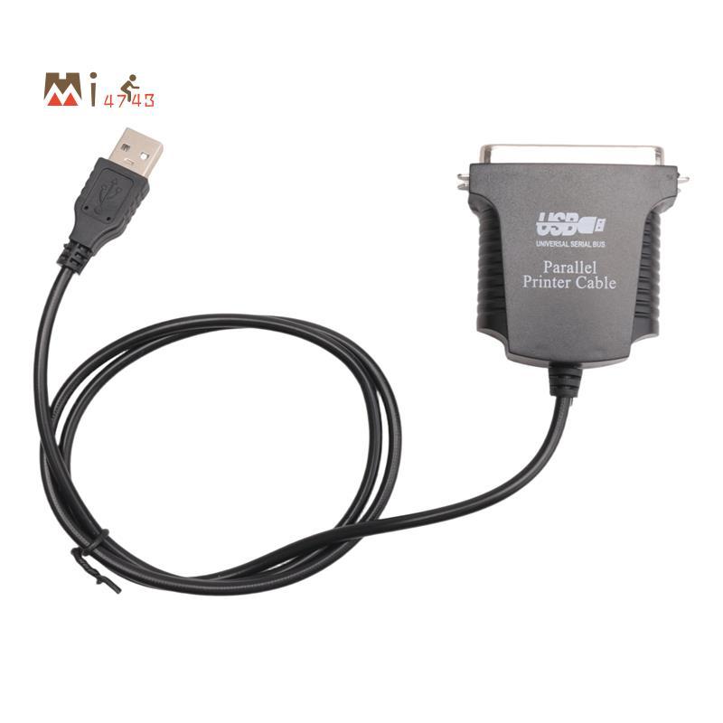 Mi4743New Parallel Port DB36 LPT เครื่องพิมพ์ USB Express Card Converter อะแดปเตอร์สีดํา