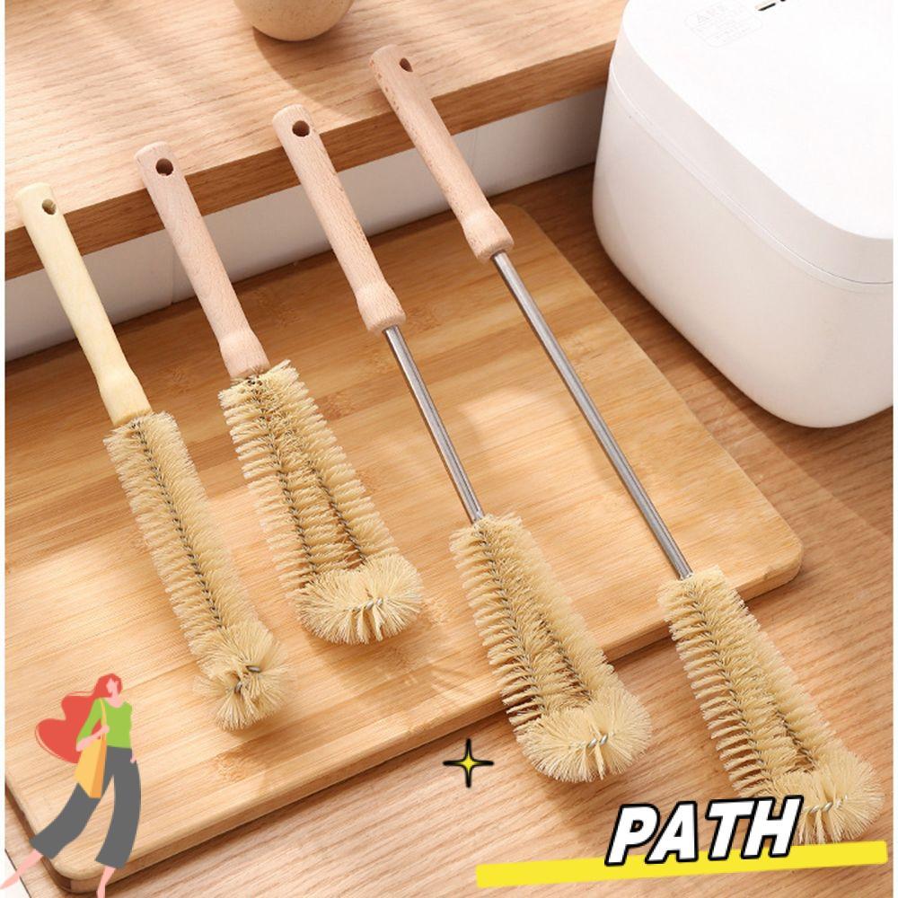 PATH แปรงทําความสะอาดห้องครัวอุปกรณ์ครัวทําความสะอาดกระจกมัลติฟังก์ชั่นแบบใช้ซ้ําได้