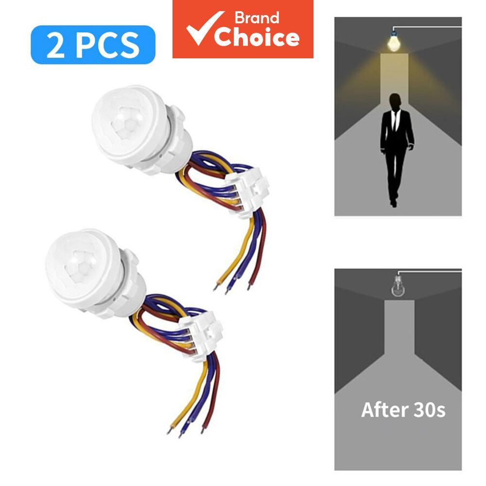 Axus Smart Pir Sensor Switch 110V 220V Human Body ไฟอัตโนมัติอินฟราเรด