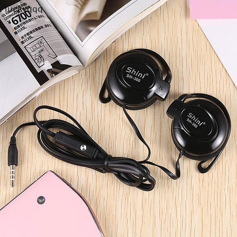 Luckyqqq หูฟังแบบมีสายสเตอริโอ 3.5 มม.หูฟังเพลงเกมหูฟังพร้อมไมโครโฟนสําหรับโทรศัพท์มือถือ PC แล็ปท็อป Mp3 Mp4 ชุดหูฟังแบบมีสาย well