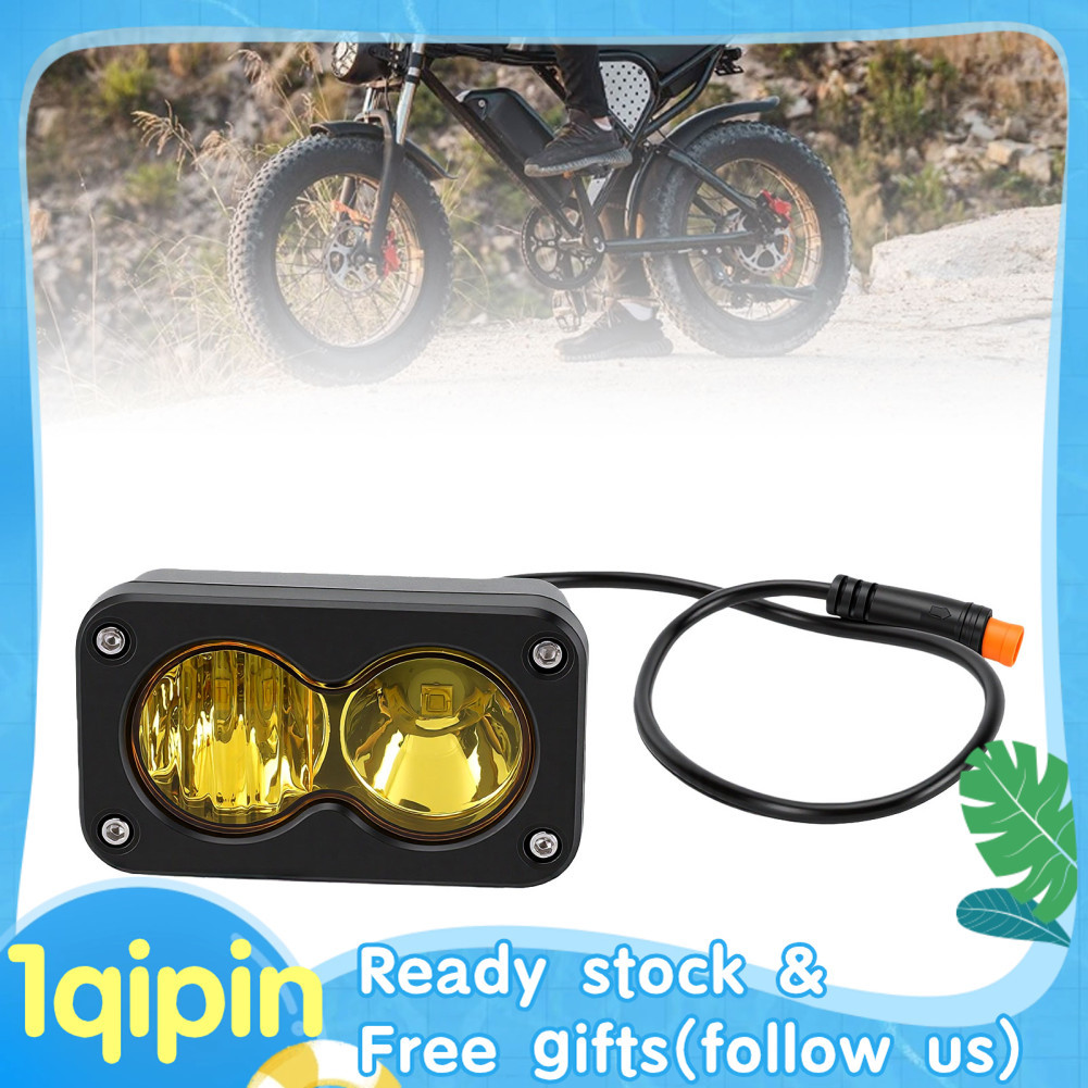 1qipin.th ไฟหน้า 3 นิ้ว LED Fit สำหรับ Ridstar Q20 High Beam Mountain ไฟฟ้า Pin กันน้ำ Connector