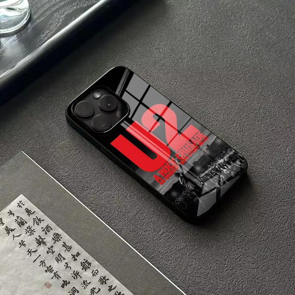 BK-1 MUSIC รถ U2 Band เคสโทรศัพท์สําหรับ IPhone 17 18 16 14 Pro 15 13 12 Max 11 XR XS 6 Air 7 8 6s X