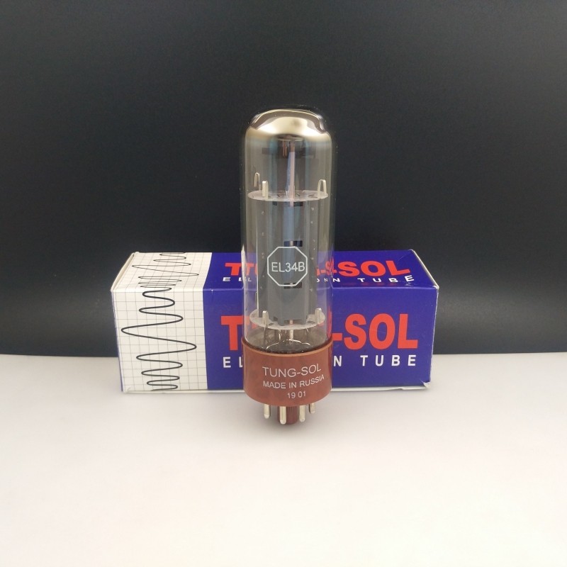 ยี่ห้อใหม่รัสเซีย Mullard โล่ขนาดใหญ่ EL34/KT88 หลอด EH 6CA7/EL34/6L6/6550