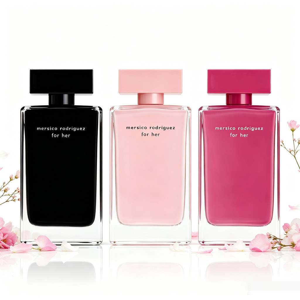 Nasisu For her Ladies Perfume Black Bottle Pink Musk Ladies Perfume ขายส่ง 100ml