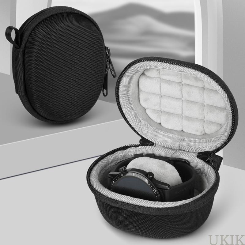 UKIK Travel EVA กันน้ําสําหรับกรณีนุ่มภายในเบาะแบบพกพาคอนเทนเนอร์สําหรับ Smart Watch Wristw