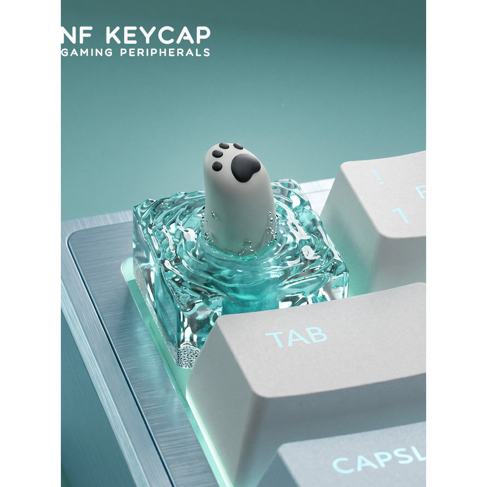 keycap keycap ใส Claw Keycap สินค้า Cat Claw Mechanical Keyboard Keycap น่ารักที่ไม่ซ้ํากัน Keycap ท