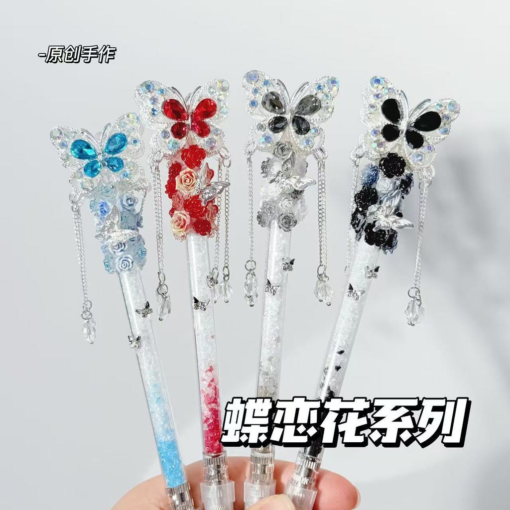 [Dialianhua] มีดดินสอบัญชีมือต้นฉบับ Rhinestone มูลค่าสูง Dismantling Express ตัดกระดาษมีดยูทิลิตี้ม
