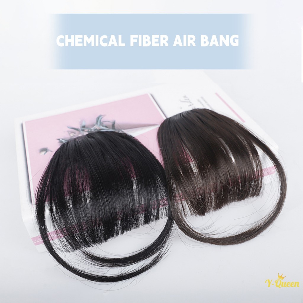 Fringe Bangs วิกผม Bangs Air Bangs แบน Neat Bangs Hair Extension สําหรับจัดแต่งทรงผมปาร์ตี้วันหยุด