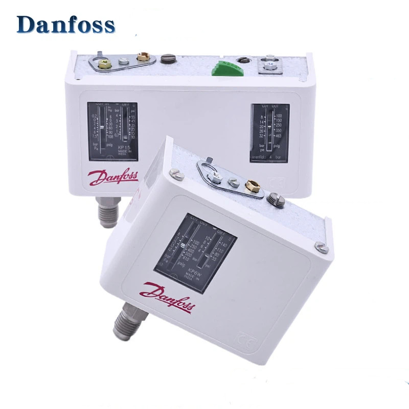 Danfoss Danfos ตัวควบคุมแรงดันต่ําสูง KP1-KP2-KP5-KP6-KP36 สวิตช์แรงดันคู่เดียวใหม่เอี่ยม