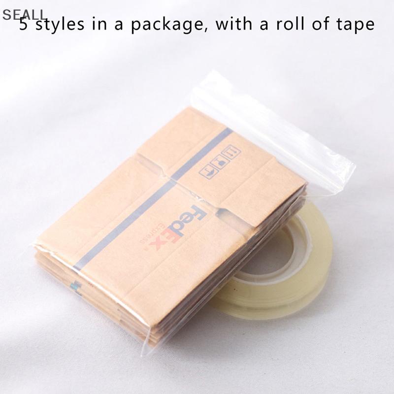 SEALL 1Set Mini Carton Express Carton 1:12 Dollhouse Miniature Express Box Decor ของเล่น DDC