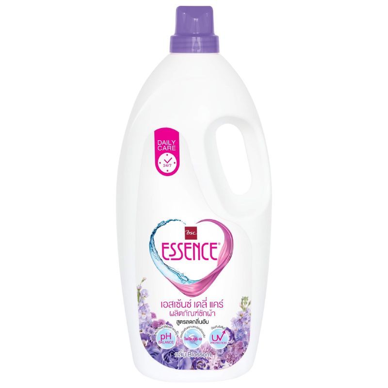 เอสเซ้นซ์น้ำยาซักผ้าสีม่วง 1900มล Essence Liquid Detergent Violet 1900ml [หมายเลขบาร์โค้ด 8850002850125 ]