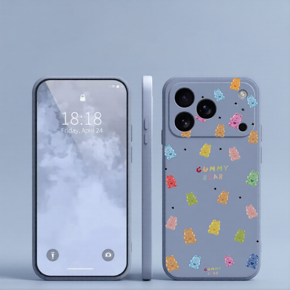 Rainbow Gummy Bearเคสโทรศัพท์เหมาะสําหรับOPPO Reno 16Pro 15Pro 15 14Pro 14 13Pro 13 11Pro 10Pro + 8T