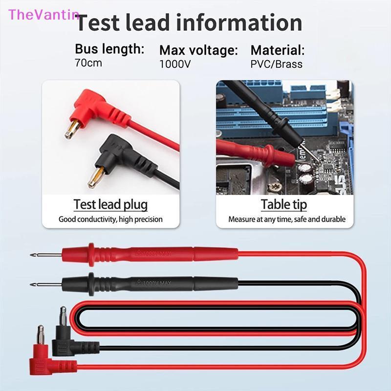 TheVantin DT9205A Precision Digital Multimeter True RMS 1999 นับ DC Current Voltmeter สําหรับโครงการ