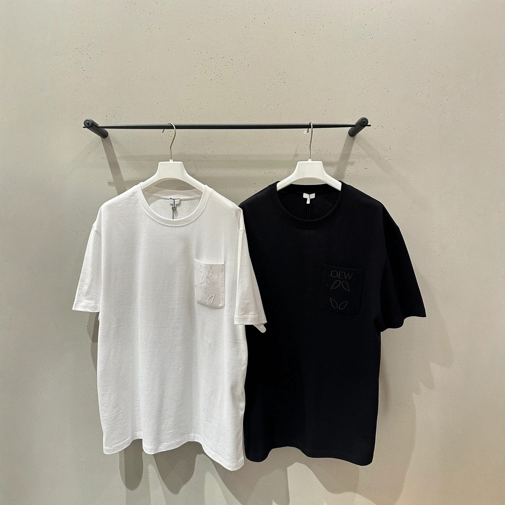 H03T L1` 26SS Cotton embroidery LOGO Logo printed round neck short sleeve loose fit T T-shirt for Me