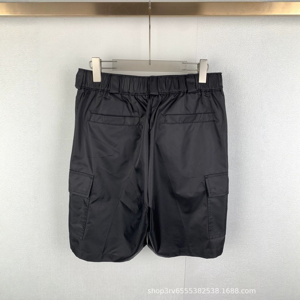 U8GD Version Pujia triangle logo nylon work shorts for men and women, summer outdoor sports casual p