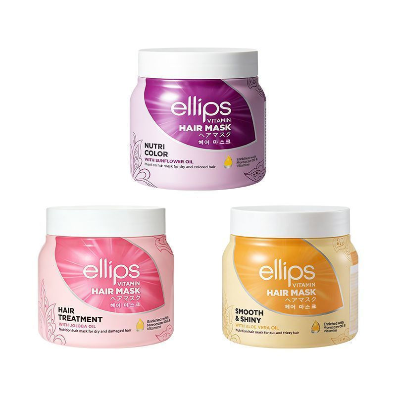 [Overseas] Ellips Ellips Vitamin Hair Mask Soft Nourishing ปรับปรุง Frizz Dry Repair 12Y