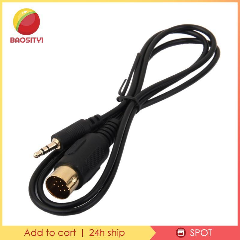 [Baosity1] Kenwood Car Stereo Radio CD Changer Port 3.5 มม. สําหรับสายอะแดปเตอร์เสียง Aux