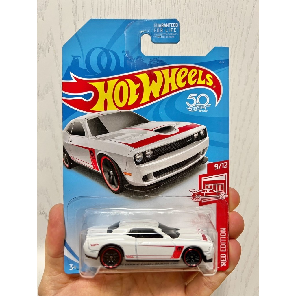[现货]风出轮火老卡15 Dodge Challenger SRT, Target Extreme色红,Hot Wheels 2018 Target Exclusive Red Edition 15 
