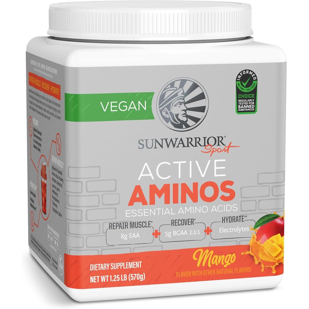 Sunwarrior Amino Acids Amino Energy Powder Essential Amino Acids EAA & BCAA | Muscle Repair Hydratio