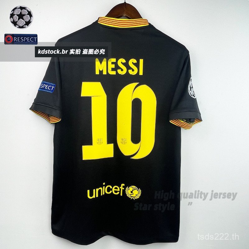 13-14 Season Barcelona Third Retro Jersey, Personality Champion Jersey, รับประกัน 10 เดือน, Thai Ver