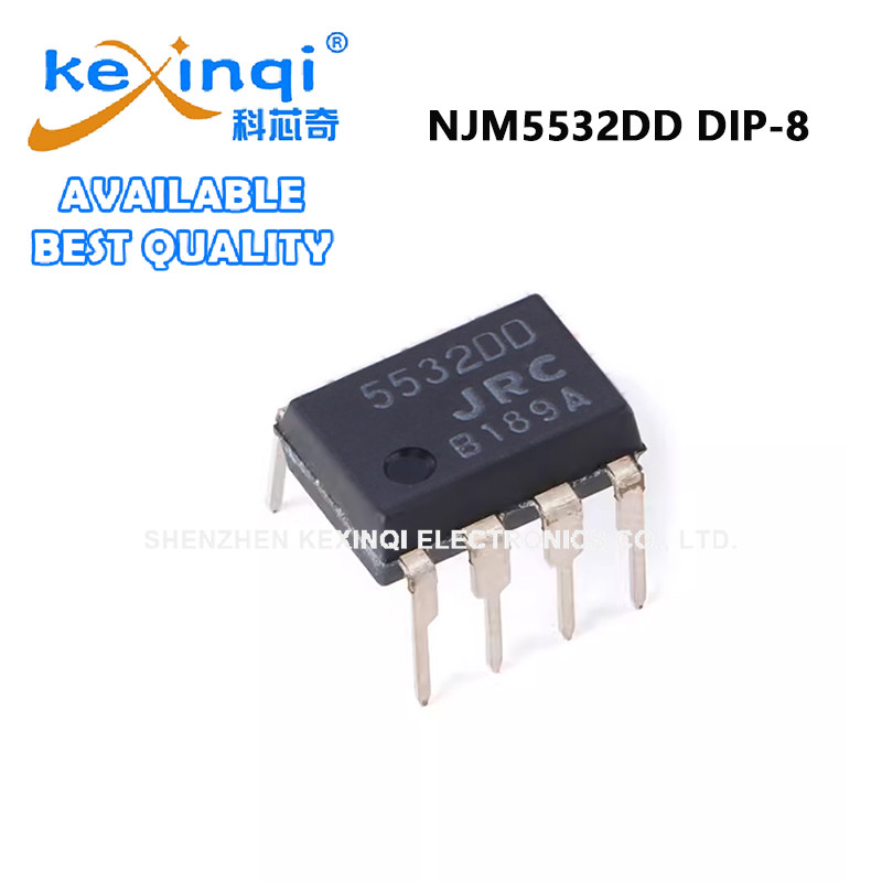 (1-5 ชิ้น) NJM5532DD DIP-8 IC ชิปเครื่องขยายเสียง IC Diy
