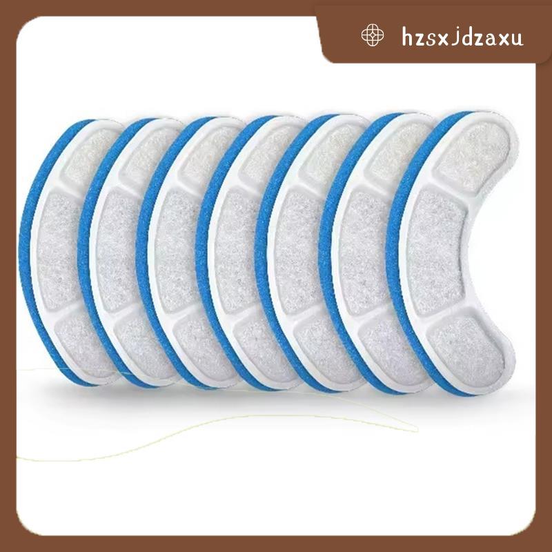 hzsxjdzaxuFor Pet Fountain Accessories- Cat Water Fountain Filter Replacement(30pcs), Blue White Fil