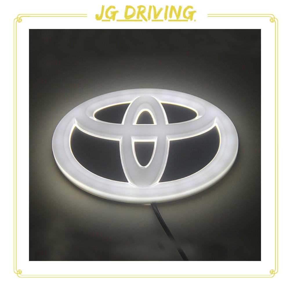 Shop พร้อม Confidence JD TOYOTA LOGO LED ป้ายสัญลักษณ์รถด้านหน้าด้านหลังกันชนโลโก้สําหรับ Toyota Cam