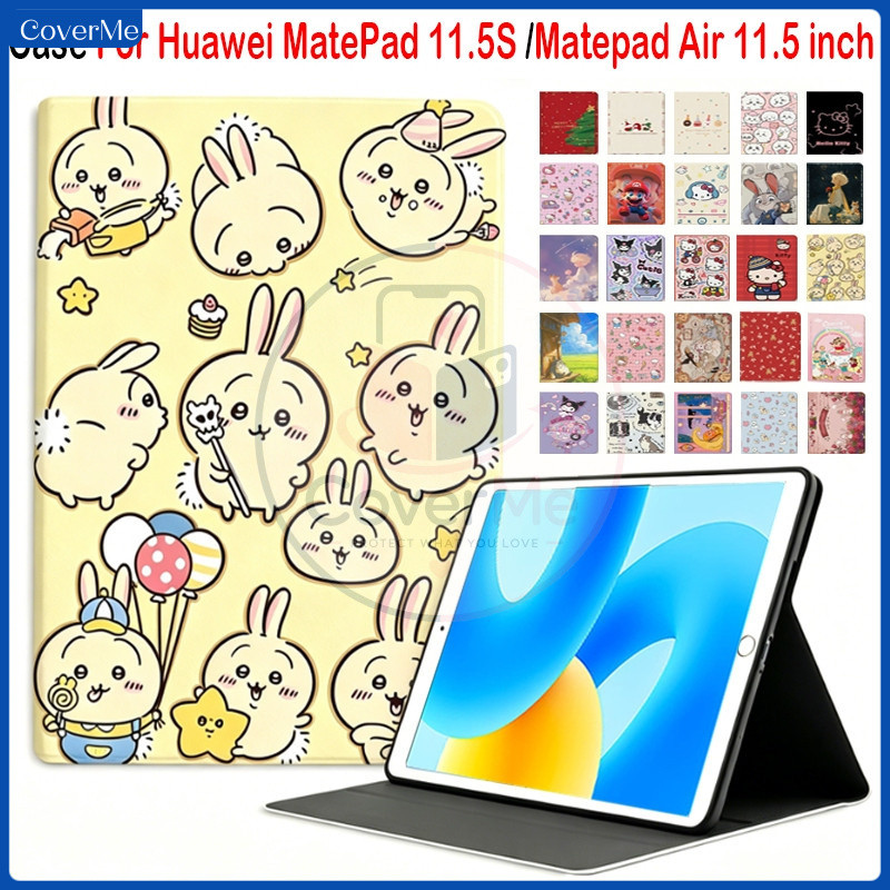 CoverMe New น่ารักการ์ตูนแท็บเล็ตสําหรับ Huawei MatePad 11.5S/Matepad Air 11.5 นิ้ว TGR-W09 BTKR-W09