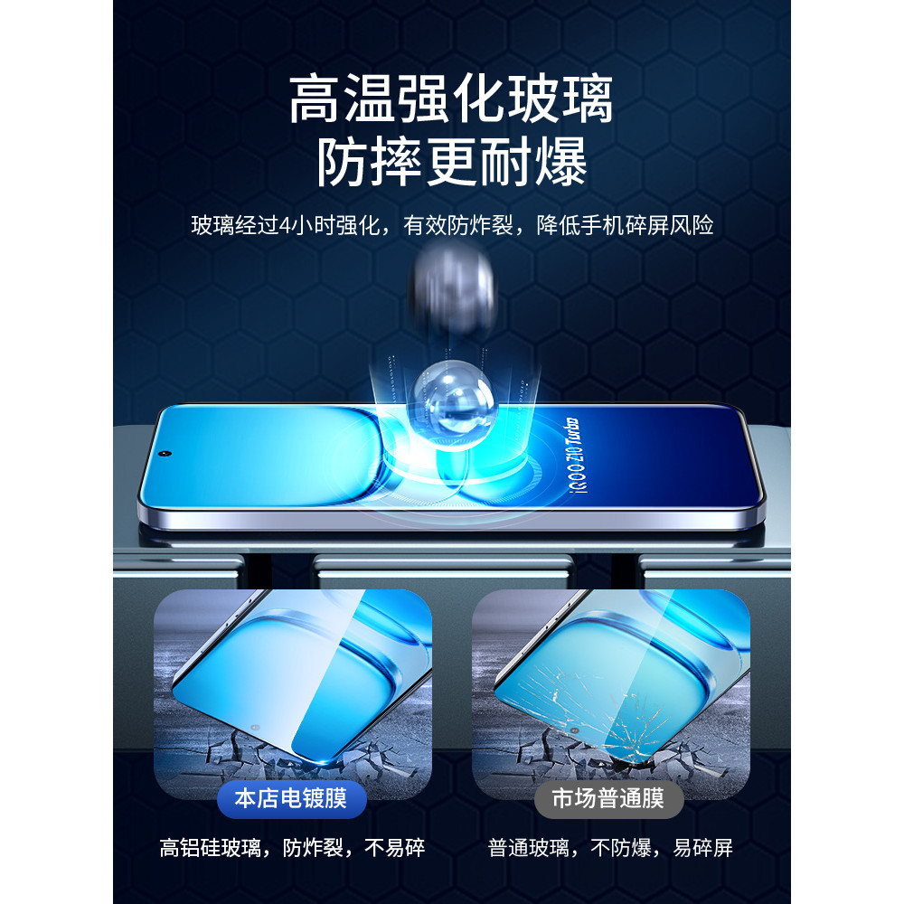 Bandi Star เหมาะสําหรับ iqooz10turbo ฟิล์มนิรภัย z10turbopro ฟิล์มโทรศัพท์มือถือ iqooz10x iqoo iqoo 