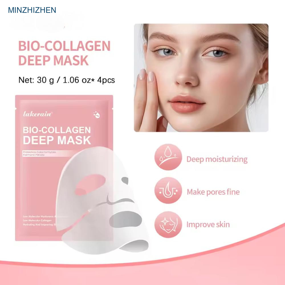 Bio-Collagen Deep Mask, Hydrating Overnight Hydrogel Face Mask, Pore Minimizing Elasticity Moisturiz