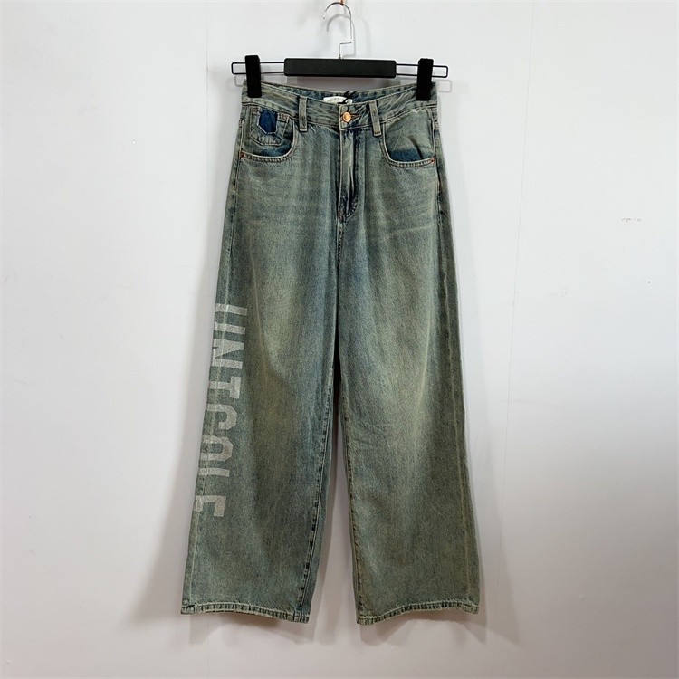 SL Size VN Series Womens New Product Fashion Letter Print Jeans 17-1-1336 33JS301