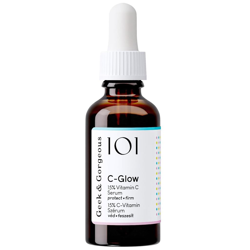 Geek & Gorgeous C-Glow 15% เซรั่มวิตามินซี กรด Ferulic 1 ออนซ์ TRXT