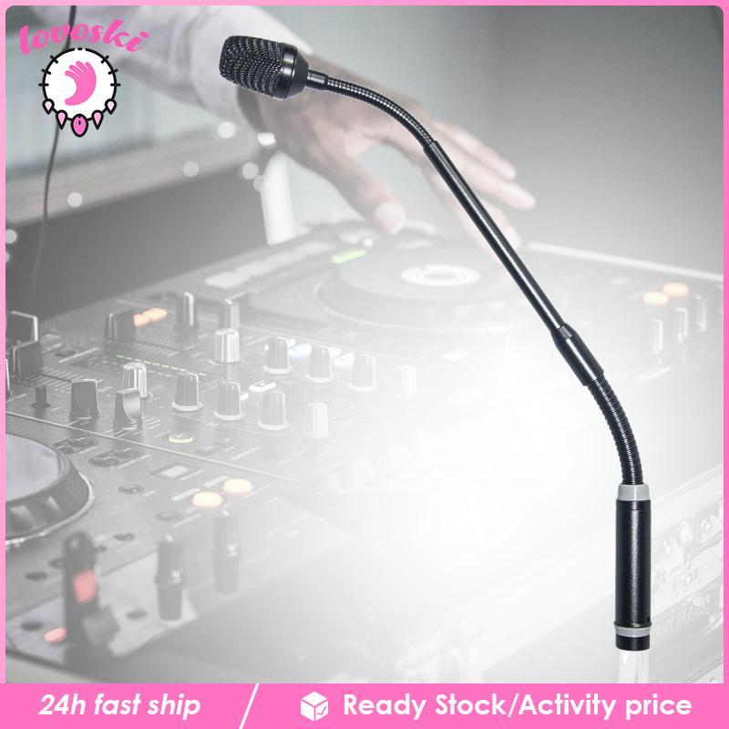 [Lovoski] Gooseneck Mic ปรับยืดหยุ่นกับ XLR Dynamic Mic Dynamic DJ Mic XLR Mic สําหรับ Webcasts Conf