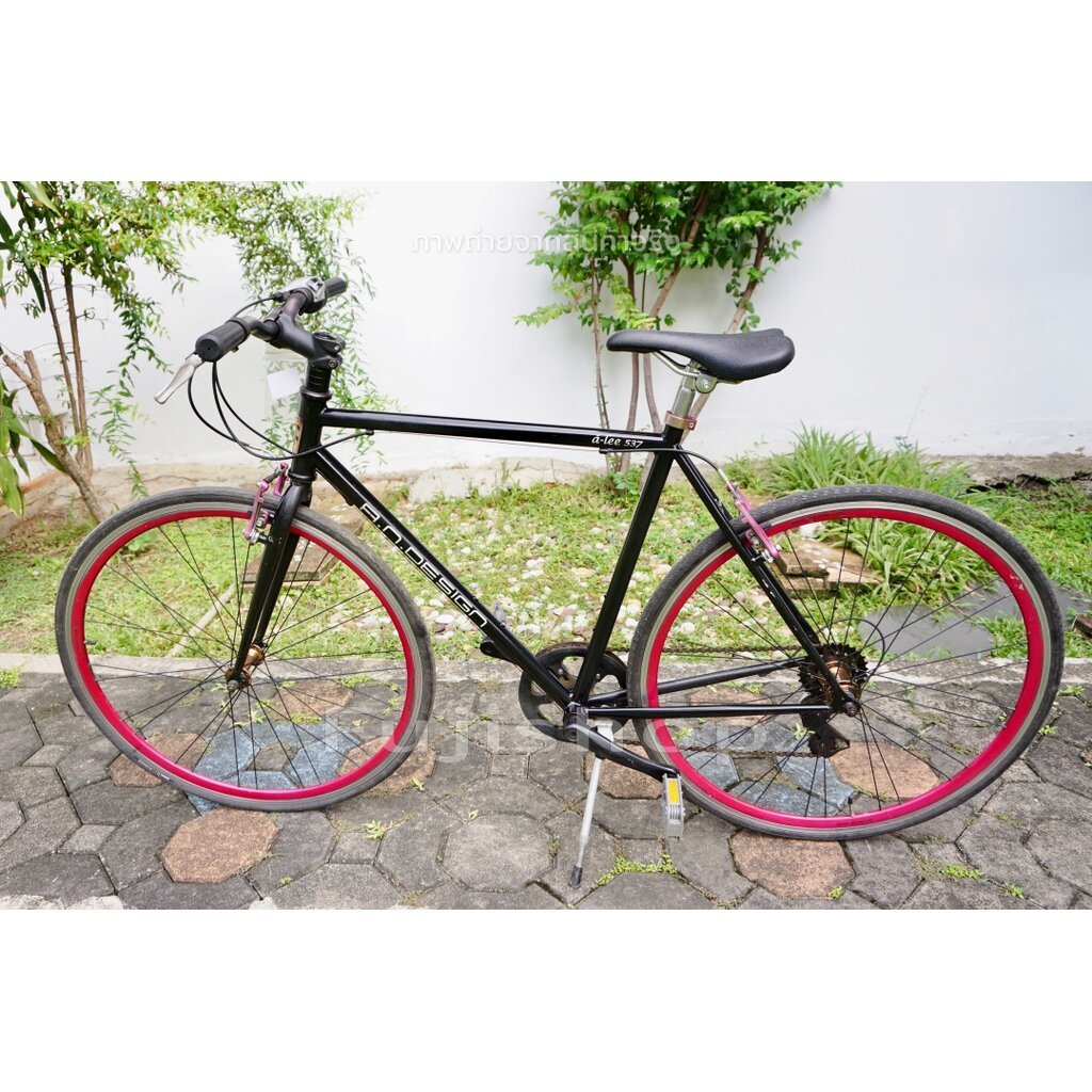 จักรยานไฮบริดญี่ปุ่น - ล้อ 700x25C - เกียร์ 7 สปีด - A.N. Design Works a-lee 537 - Size 53 - สีดำ [จ
