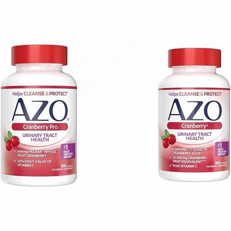 AZOCranberryPro Urinary Tract Health600mg PACRAN100Soft Capsule แครนเบอร์รี่ Urinary Tract Health100