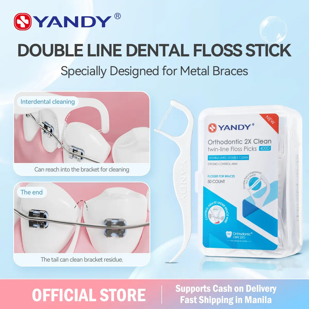 YANDY ไหมขัดฟัน Braces Oral Steel Comfort