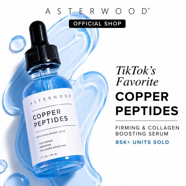GHK Cu Peptide Serum – Copper Peptide Serum เพื่อกระชับ คอลลาเจน Boosting & Hydrating – เฉพาะ GHK-Cu