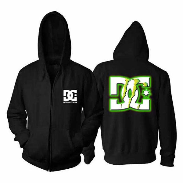 เสื้อฮู้ดเปิดซิป แจ็คเก็ตใหม่ Hoodie แข่งขัน DC Hoodie ซิป Hoodie แจ็คเก็ต Reselling