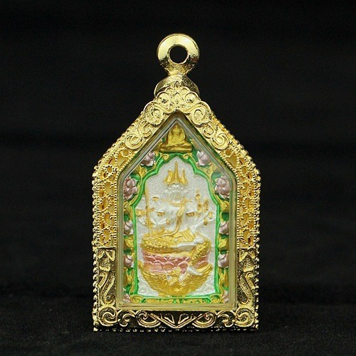 T Thailand Amulet Four-Faced Amulet LP Rain Four-Faced Bud