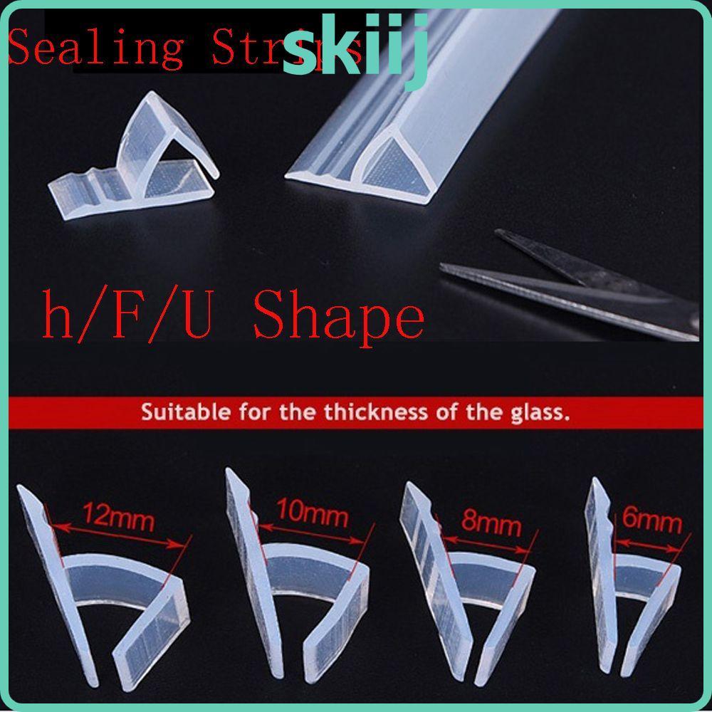SKIIJ 1M 6-12 มม.FU h Shape Seal Strip Home & Living Bath Screen Home Improvement Window Seal