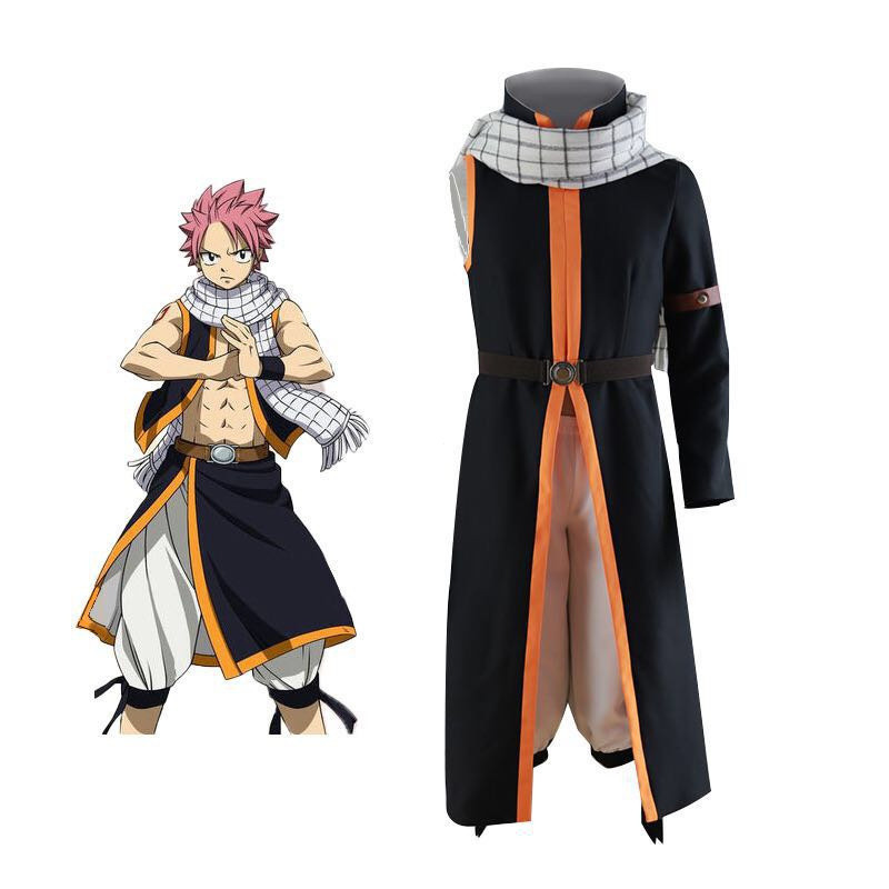 อะนิเมะ FAIRY TAIL คอสเพลย์เครื่องแต่งกาย Etherous Natsu Dragneel คอสเพลย์เครื่องแต่งกายฮาโลวีน Carn