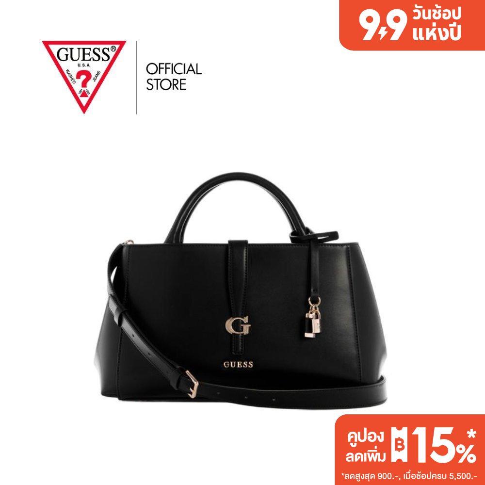 กระเป๋า Guess รุ่น VG989606 CARRIE GIRLFRIEND SATCHEL สีดำ