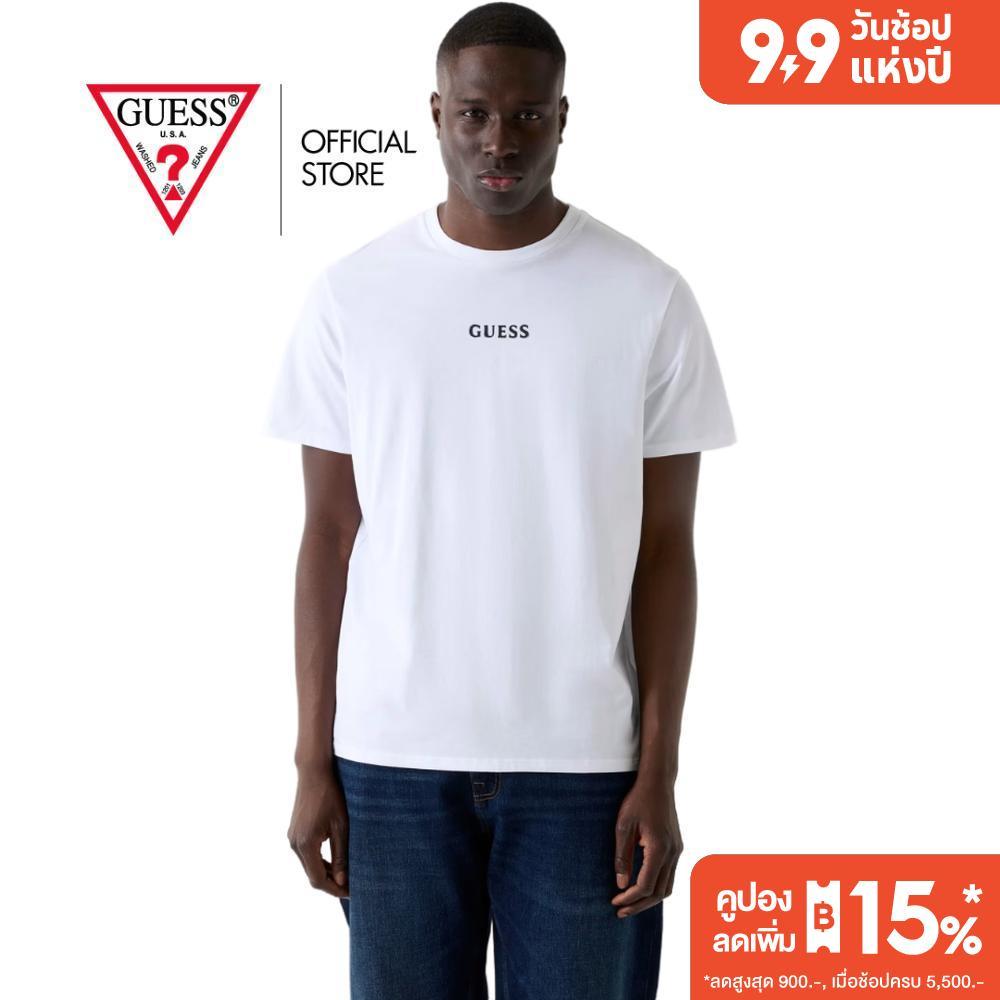 GUESS เสื้อยืดผู้ชาย รุ่น M6GI27K3249 สีขาว