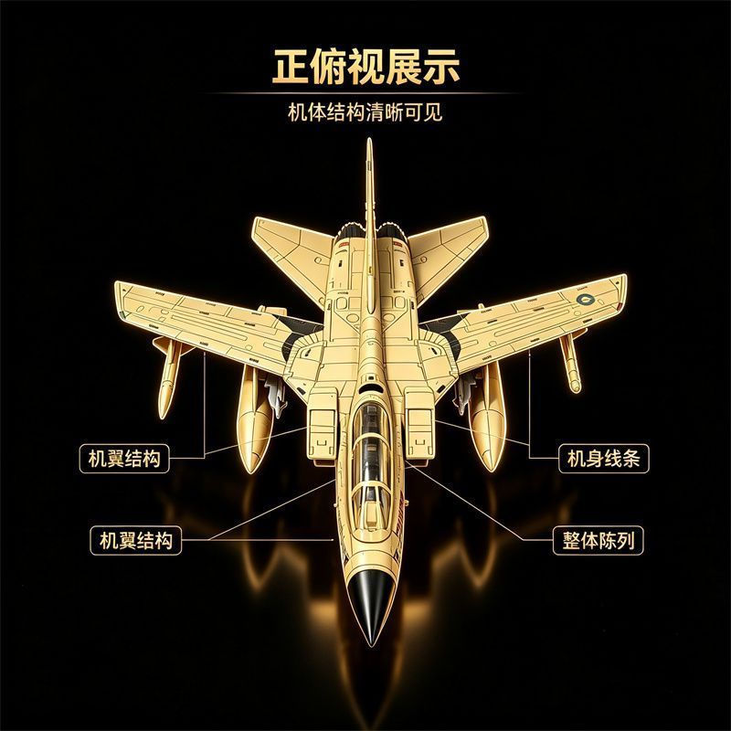 [Wild Wind Tornado] 1: 72 High-Precision Fighter รุ่น Variable ด้านหลังปีกสองที่นั่ง Fighter Bomber 