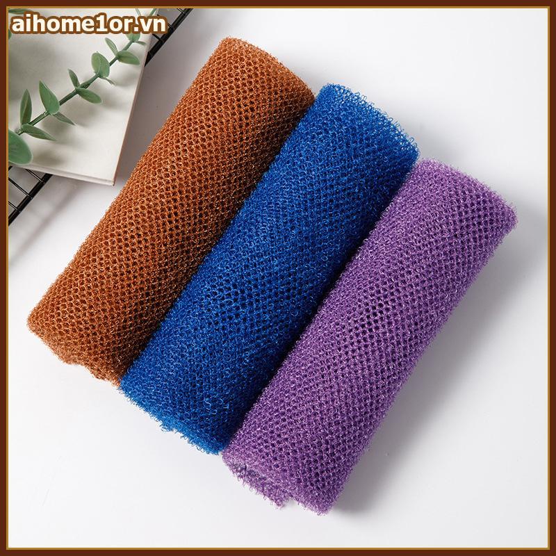 AIHOM Net Bath Sponge, 14x77cm Net Long Bath Net Sponge Exfoliating Shower Body Scrubber Ba Scrubber