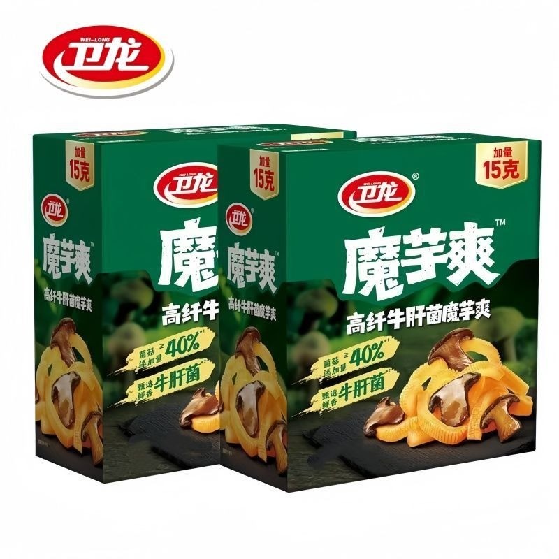 Weilong Konjac Cool 100g High-Fiber Beef Liver Bactine Relieving Glutton Snacks SL9826 @