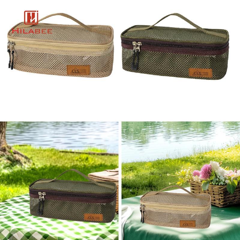 [UsusexaMY] กระเป๋าเครื่องครัว Travel Organizer Tote Outdoor Flatware Camping Utensils Storage Deep 