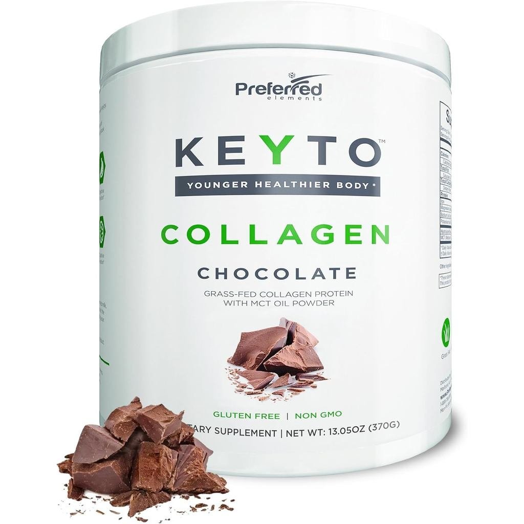 KEYTO โปรตีนคอลลาเจนคีโตพร้อมผงน้ํามัน MCT