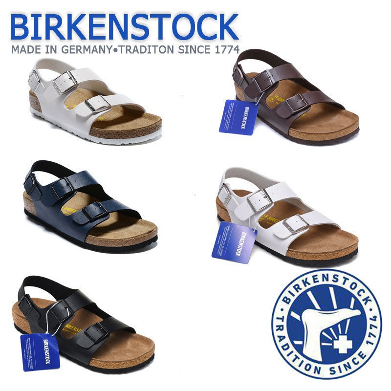 รองเท้าแตะหนังกันลื่นสําหรับผู้ชาย Birkenstock Boken Arts