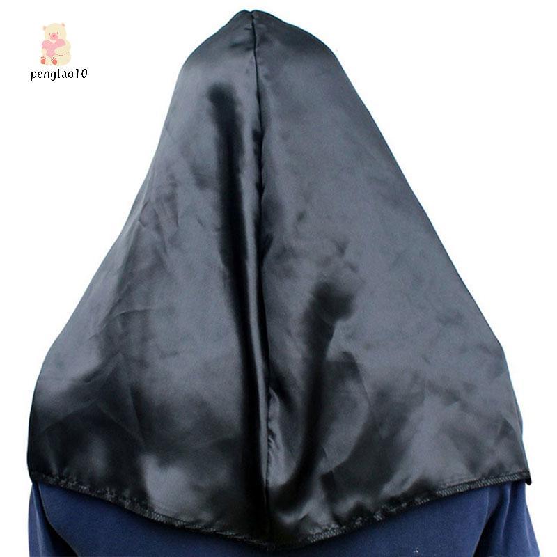 Pengatao10 สยองขวัญน่ากลัวแม่ชี Latex หน้ากาก w/Headscarf Valak คอสเพลย์สําหรับฮาโลวีนเครื่องแต่งกาย